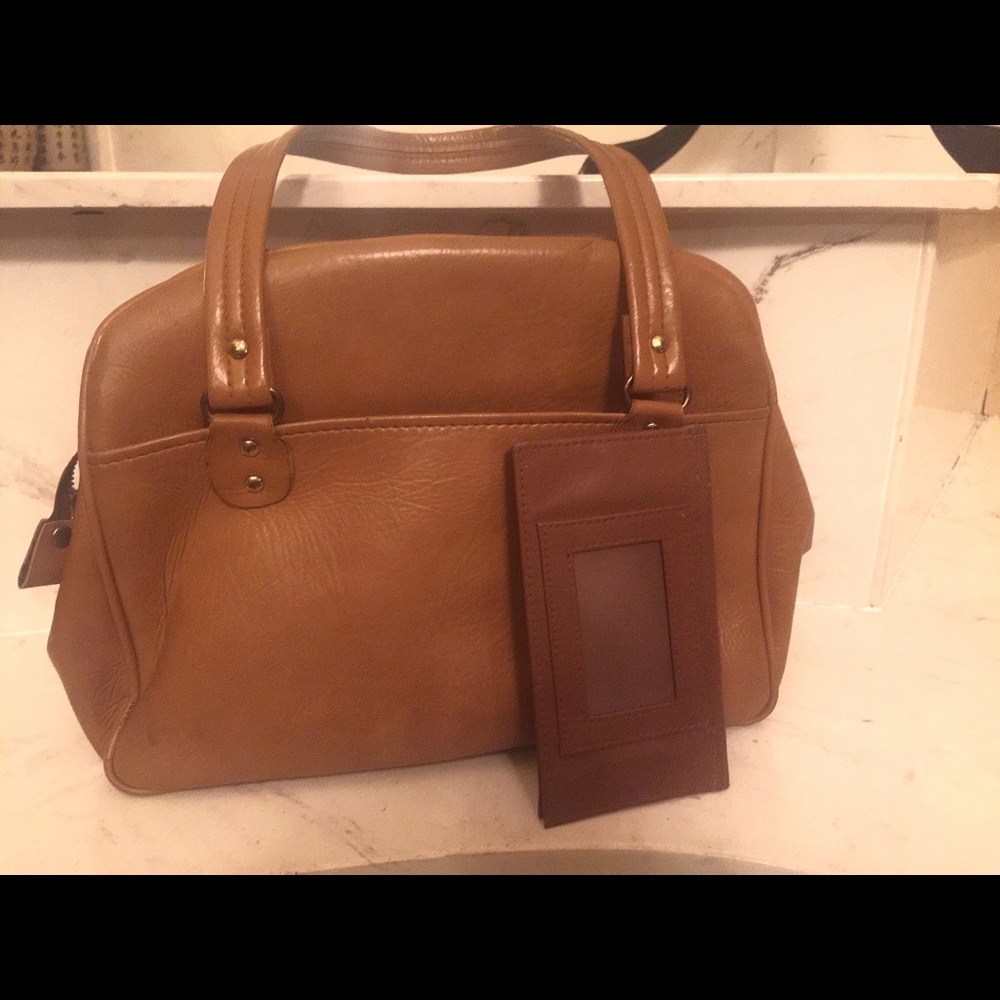 True Vintage Bowling Bag Leather Purse♥️ - Picture 3 of 8